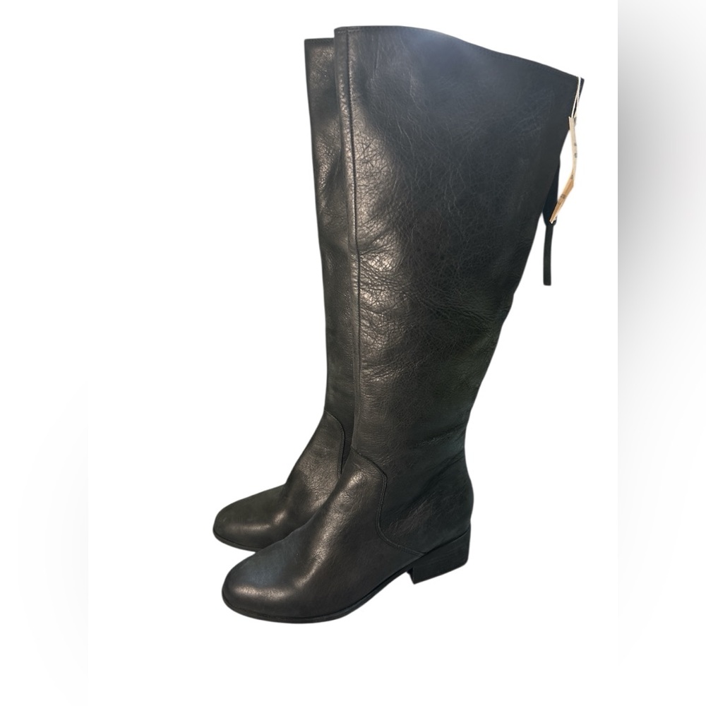 Lucky Brand Women's Black Leather Boots - Picture 3 of 10